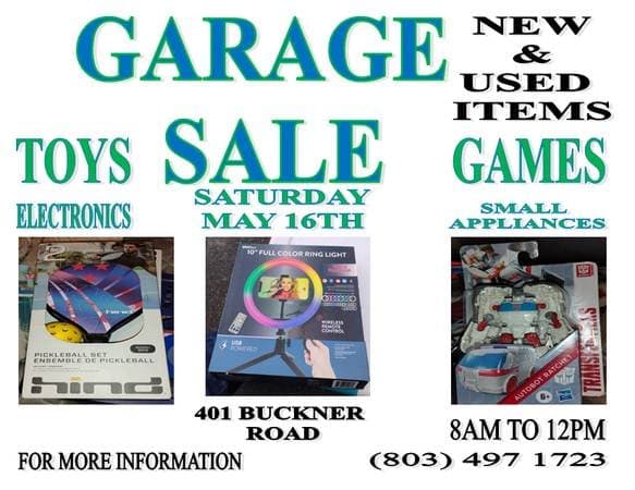 GARAGE SALE
